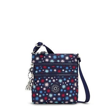 Kipling Alvar Extra Small Printed Mini Veske Blå | NO 1902ZU